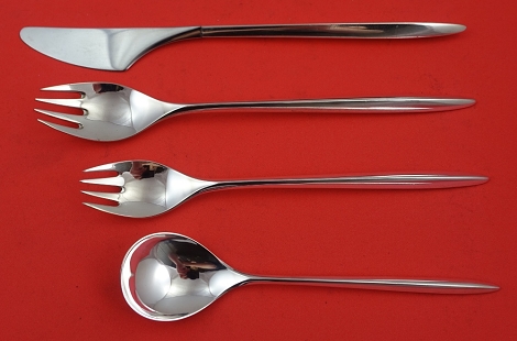 Dinner 4-pc Setting availability based on stock listed below - Trinita by Cohr - Sterling